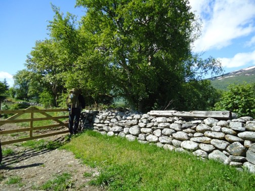 På vei mot Oppdal sentrum.