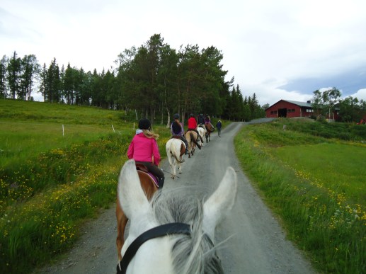På vei ut fra Langklopp.