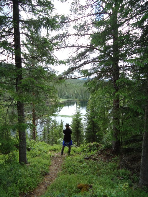 Ida ser ut over Buvatnet.