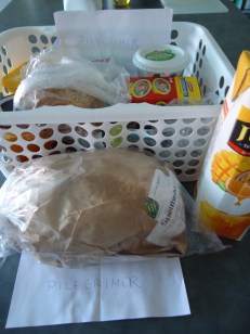 En kurv for pilegrimer.