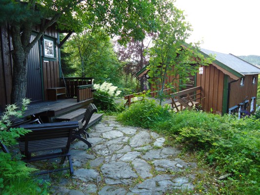 Ankommer tunet på Kleivan.