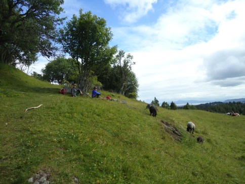 Inne på kubeitet på vei til Nidaros.